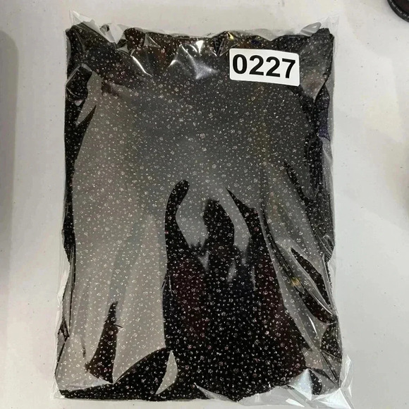 VTG B. Darlin Women 8 Cowlneck Slip Dress Stretch Allover Sparkel Copper 90s Y2K - Picture 14 of 14